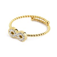Anello Marlù Donna Time to in Acciaio Cristallo 18AN049G-S - 18AN049G-M